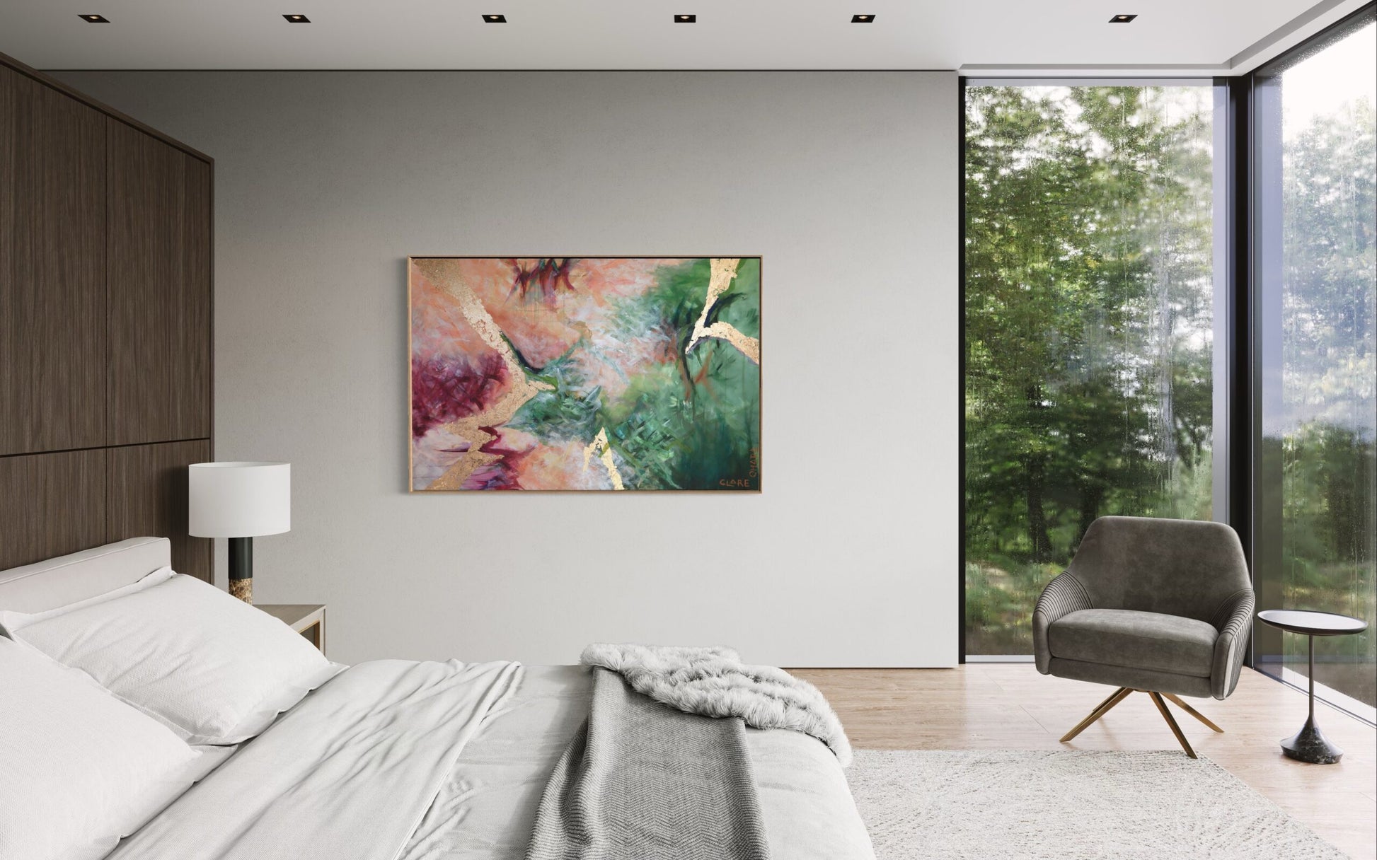 Lightning Strike Foxilcious- Original -Clare O'Hara Australian Contemporary Artist - Art to Make You Smile