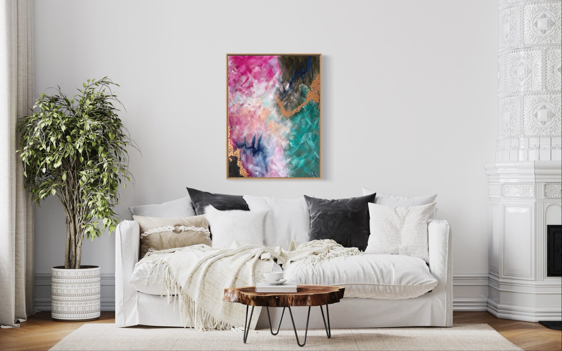 Gold In The Cracks - Clare O'Hara Australian Contemporary Artist - Art to Make You Smile