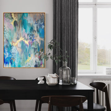 Aqua Splash - - Clare O'Hara Australian Contemporary Artist - Art to Make You Smile