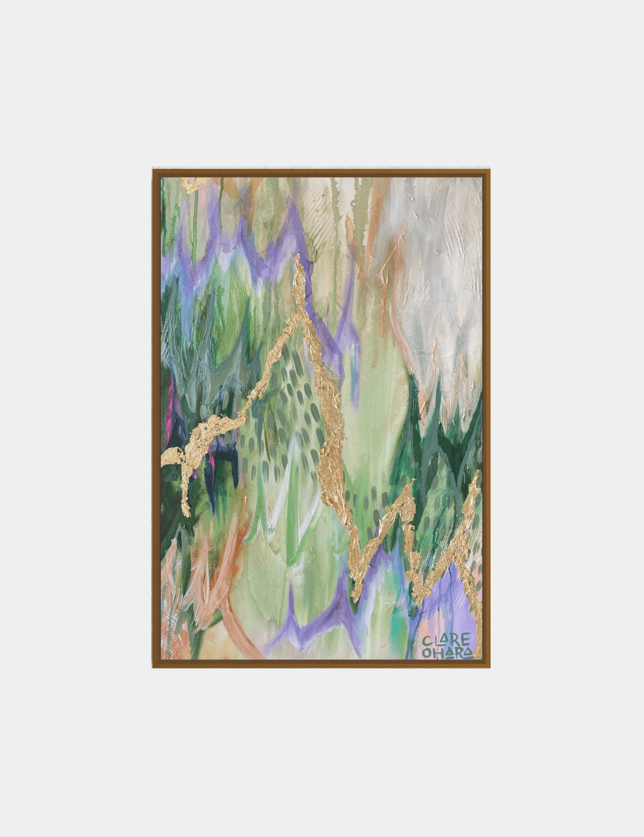 Glowing In Happiness - Original -Clare O'Hara Australian Contemporary Artist - Art to Make You Smile