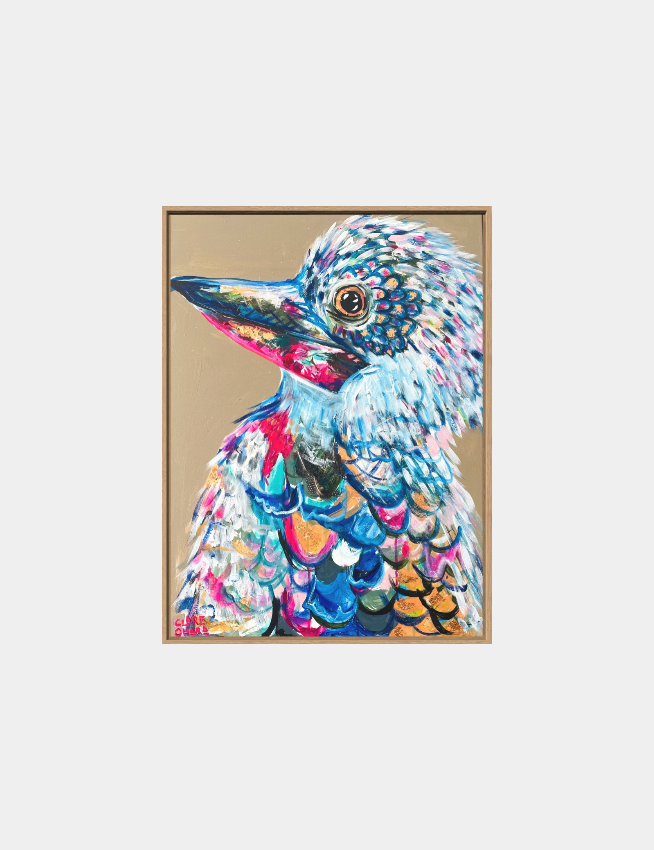 Kez The Kooka - Clare O'Hara Australian Contemporary Artist - Art to Make You Smile