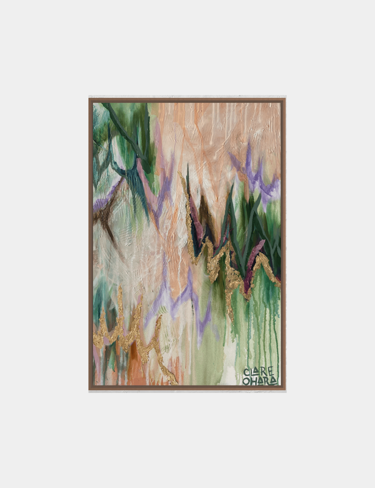 Floating In Happiness - Original -Clare O'Hara Australian Contemporary Artist - Art to Make You Smile