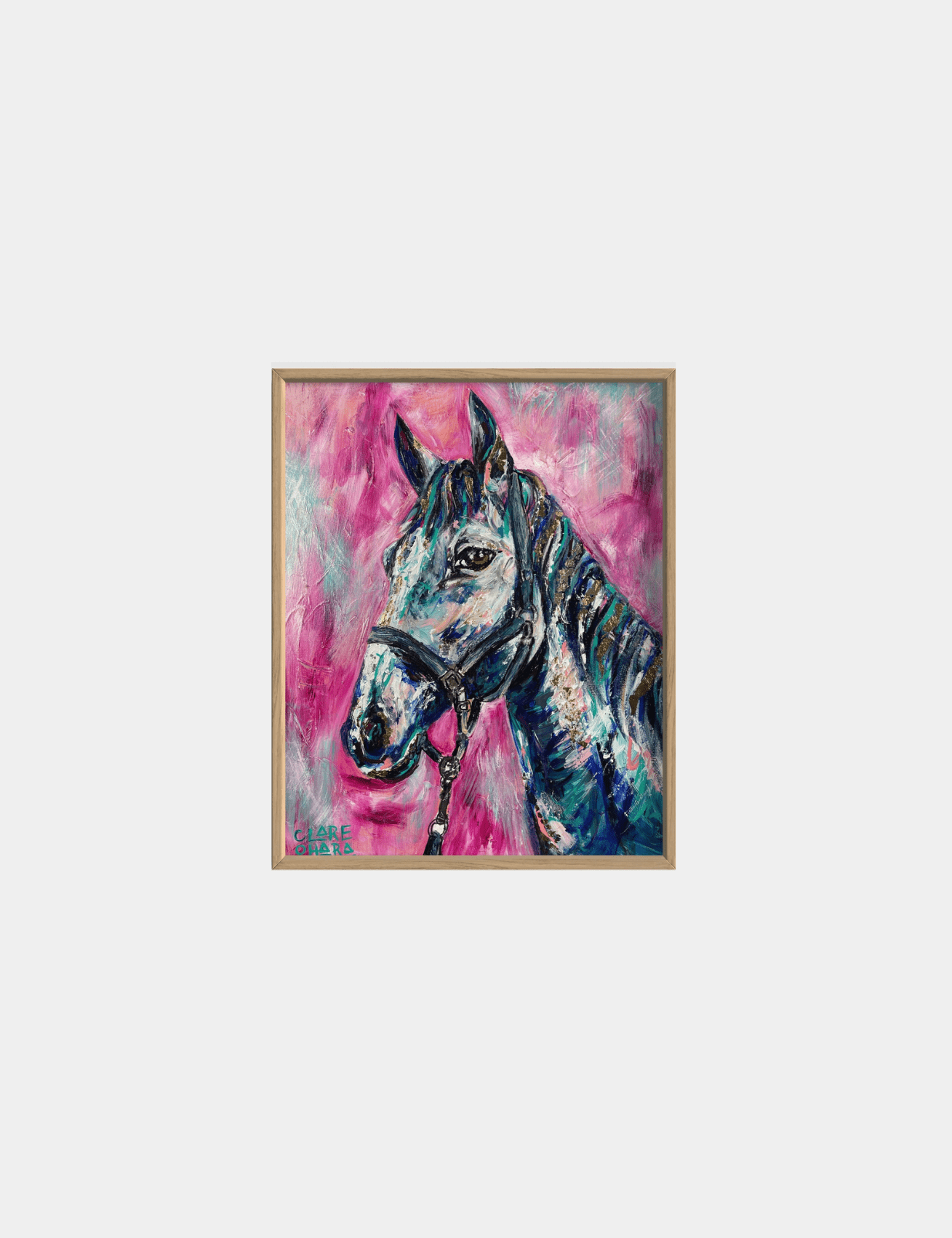 Hayley The Horse - Original -Clare O'Hara Australian Contemporary Artist - Art to Make You Smile