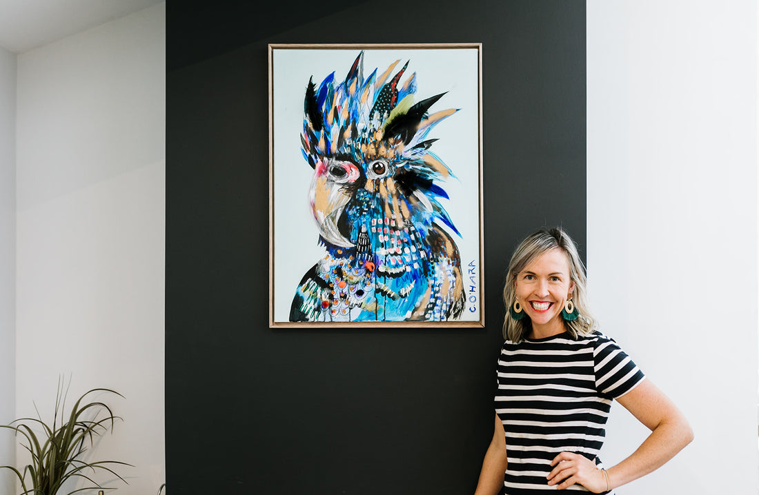 Bluey the Cockatoo - Paper Print