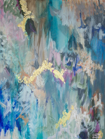 Aqua Splash - - Clare O'Hara Australian Contemporary Artist - Art to Make You Smile