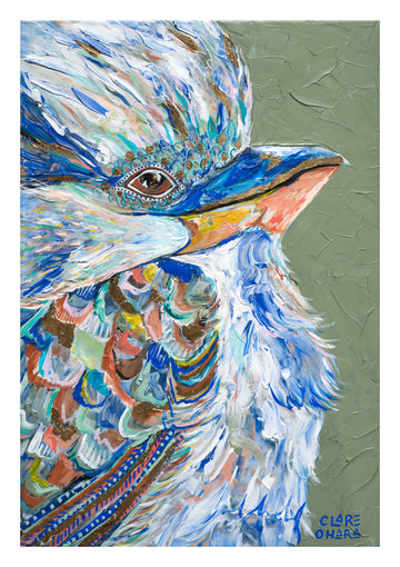 Eleanor the Kookaburra - Canvas Print