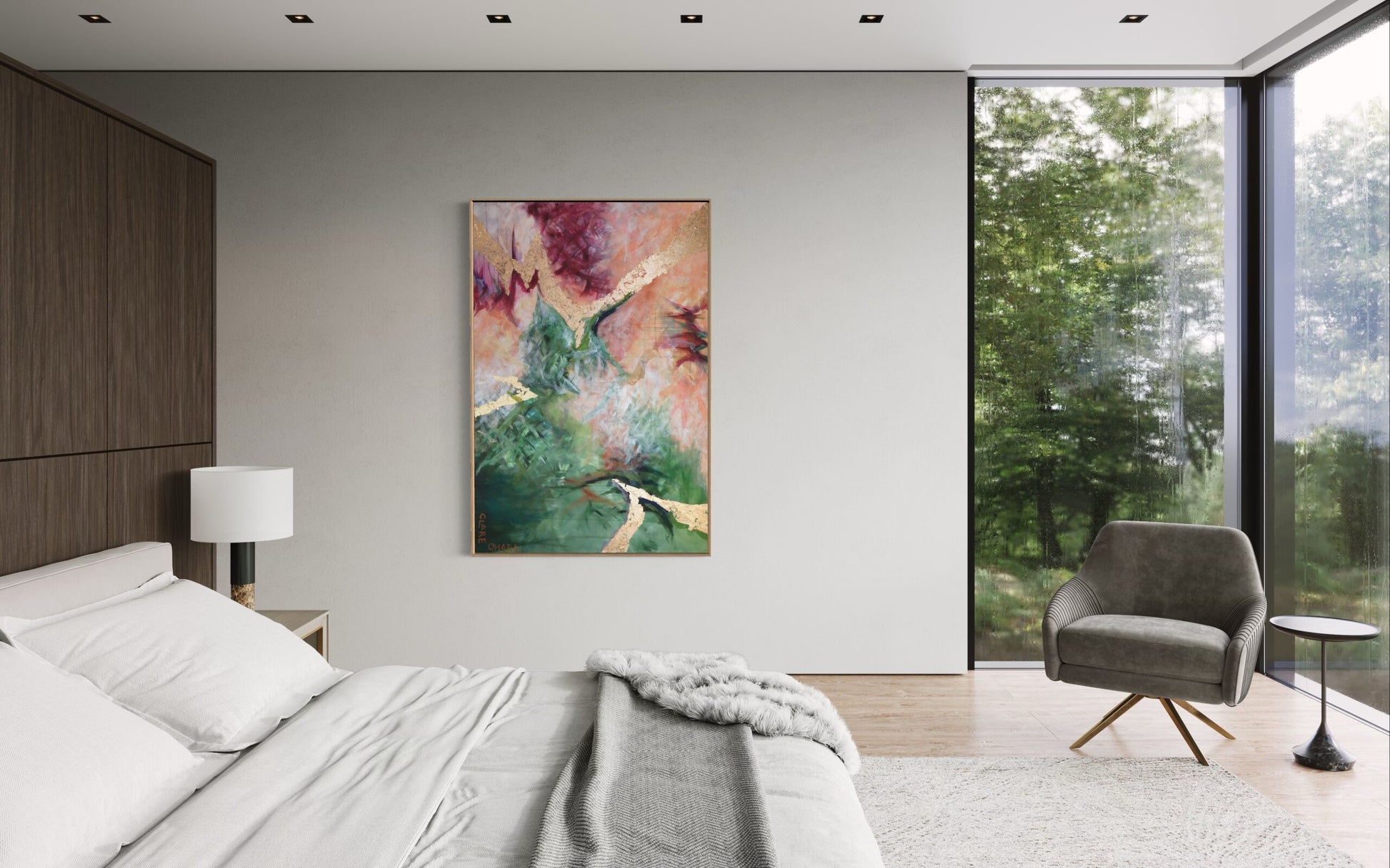 Lightning Strike Foxilcious- Original -Clare O'Hara Australian Contemporary Artist - Art to Make You Smile