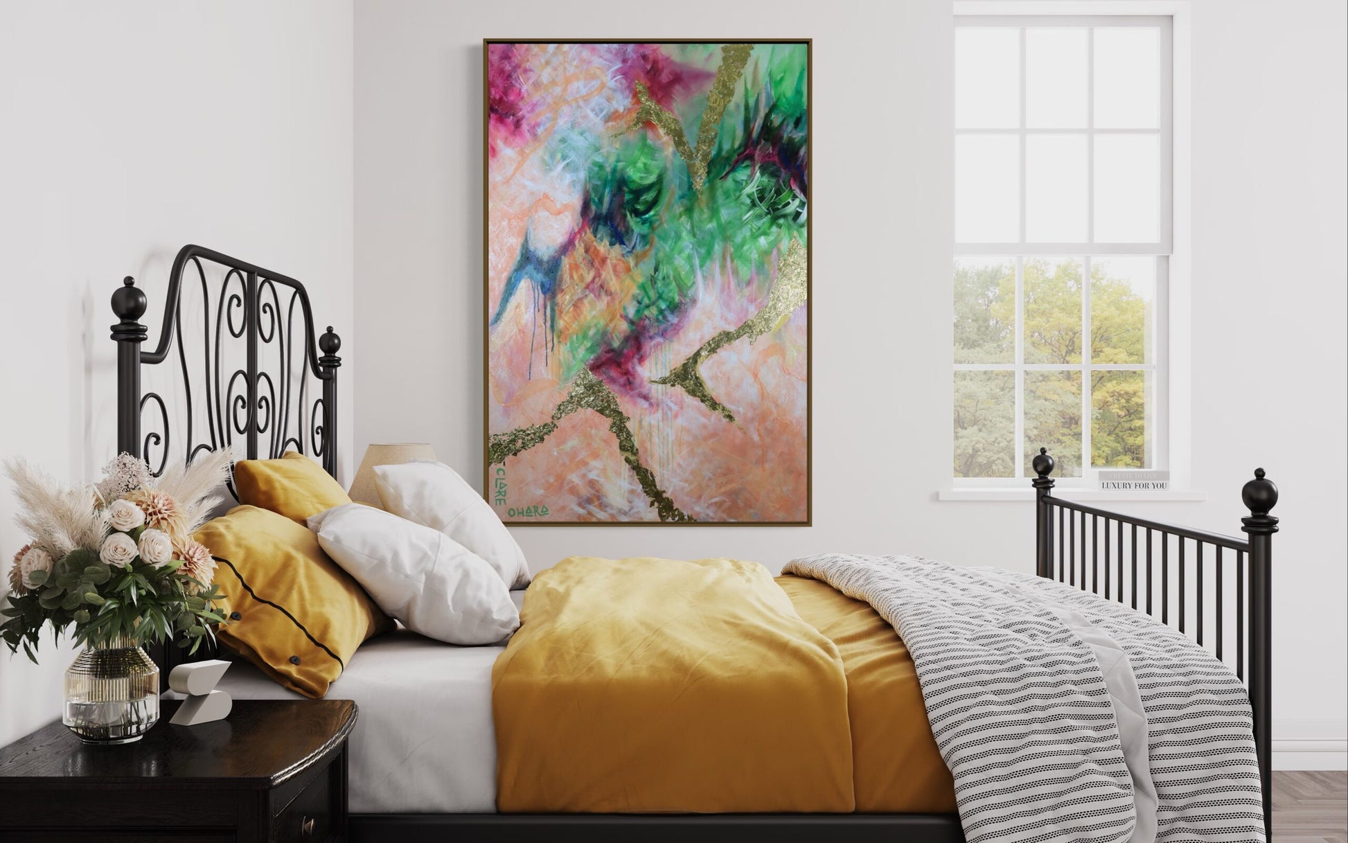 Strike Me Foxy - Original -Clare O'Hara Australian Contemporary Artist - Art to Make You Smile