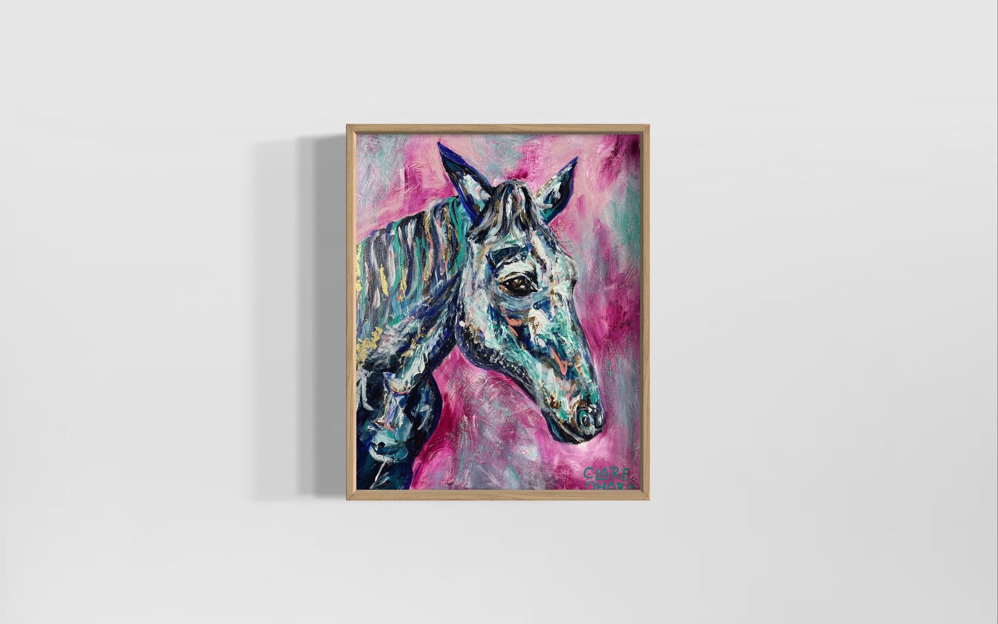 Hattie The Horse - Original -Clare O'Hara Australian Contemporary Artist - Art to Make You Smile