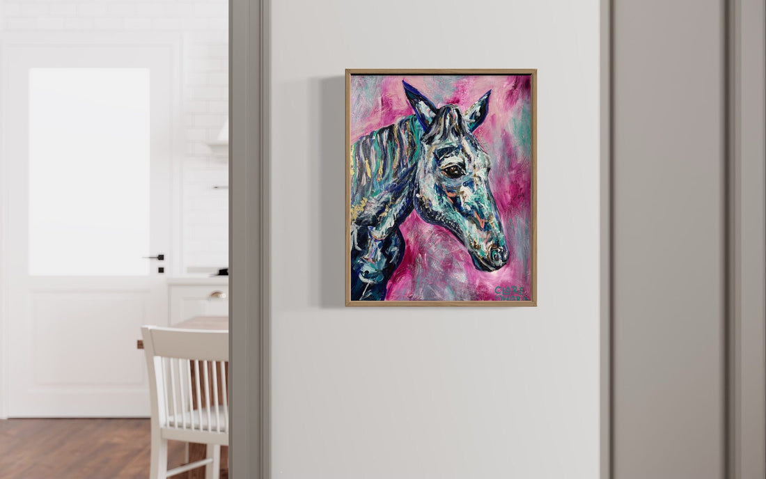 Hattie The Horse - Original -Clare O'Hara Australian Contemporary Artist - Art to Make You Smile