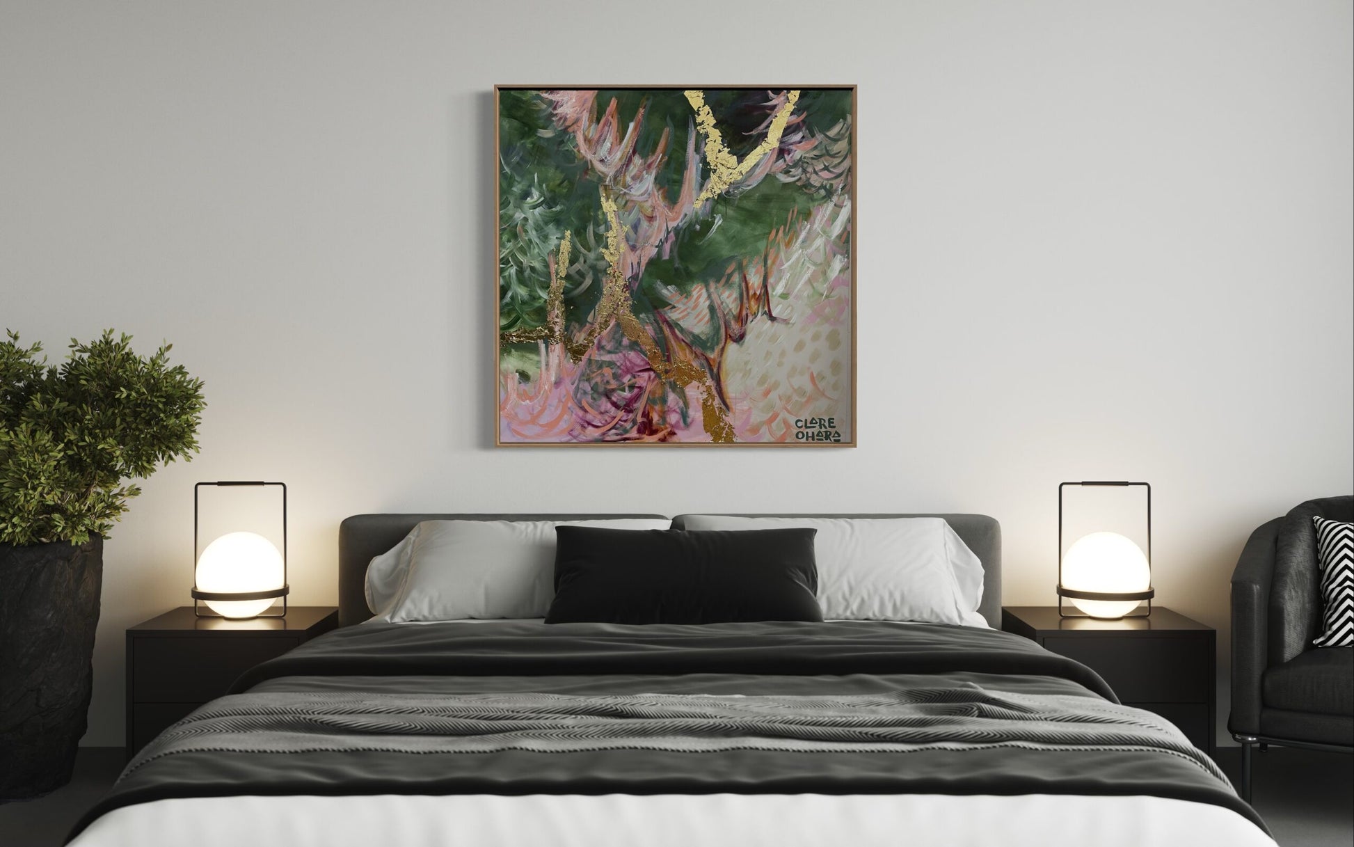 Good Vibes - Original -Clare O'Hara Australian Contemporary Artist - Art to Make You Smile