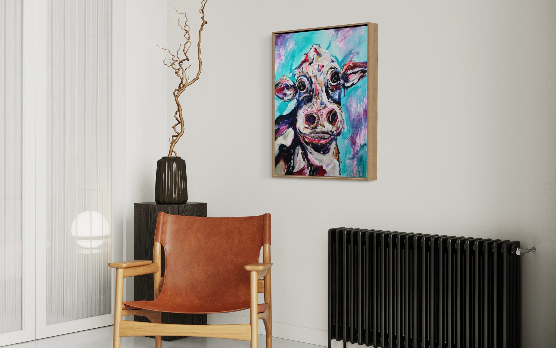 Connie The Cow - Original -Clare O'Hara Australian Contemporary Artist - Art to Make You Smile