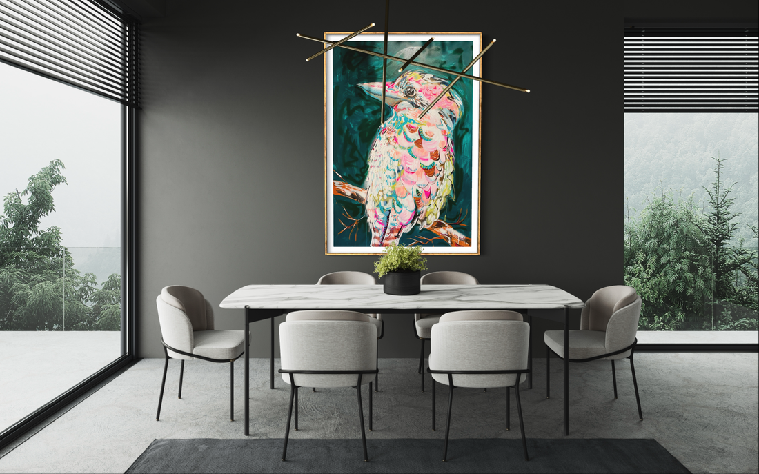 Nadine The Kookaburra - Clare O'Hara Artist - Art That Makes You Smile