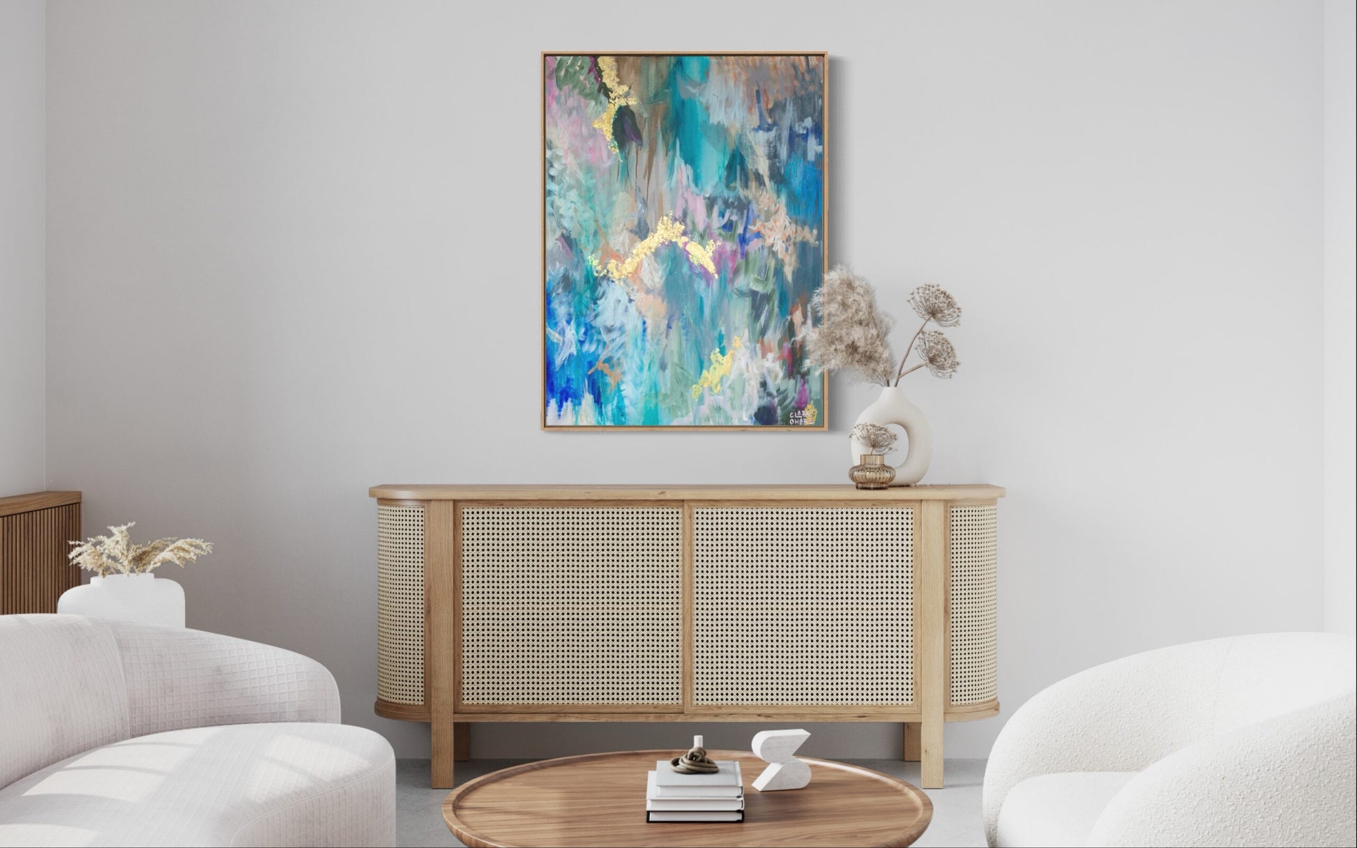 Aqua Splash - - Clare O'Hara Australian Contemporary Artist - Art to Make You Smile