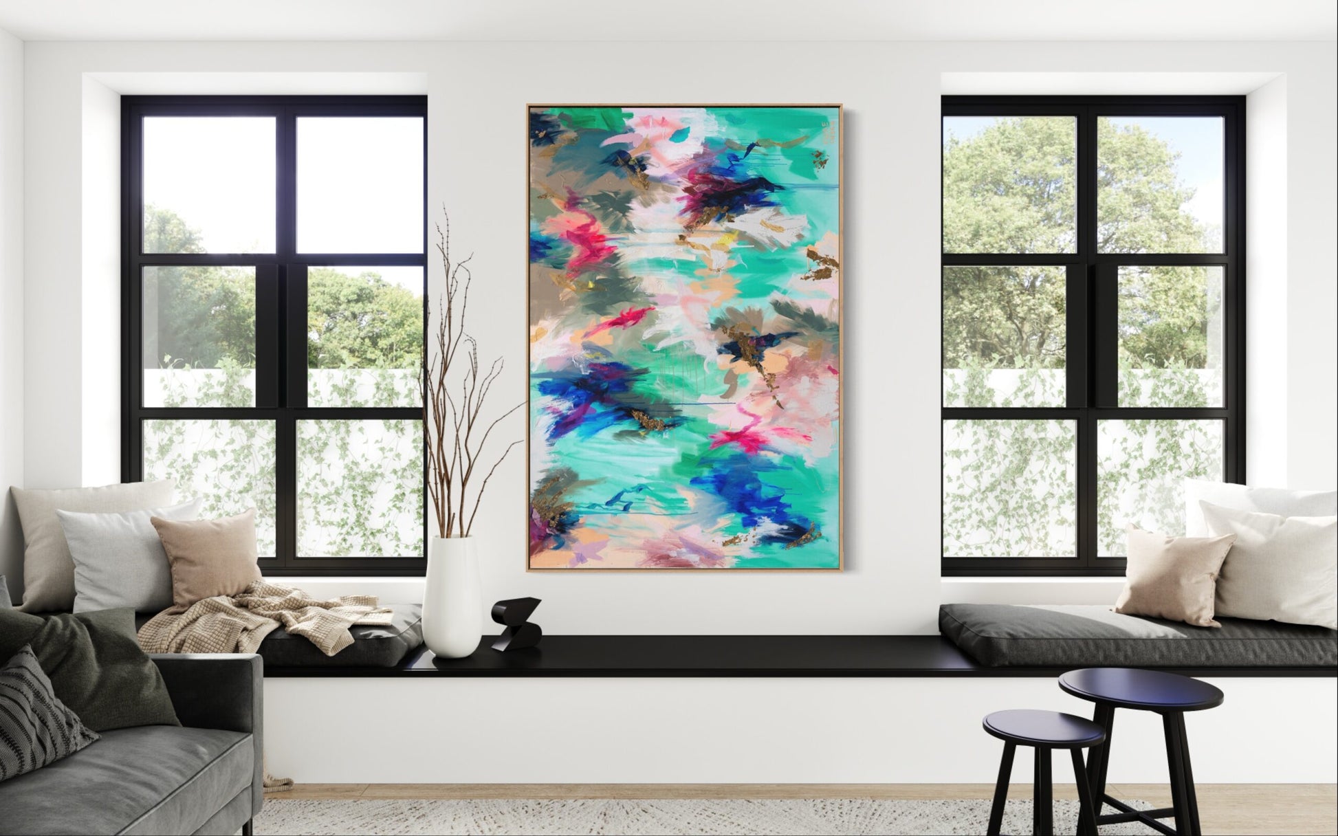 Flashes of Light - Clare O'Hara Australian Contemporary Artist - Art to Make You Smile