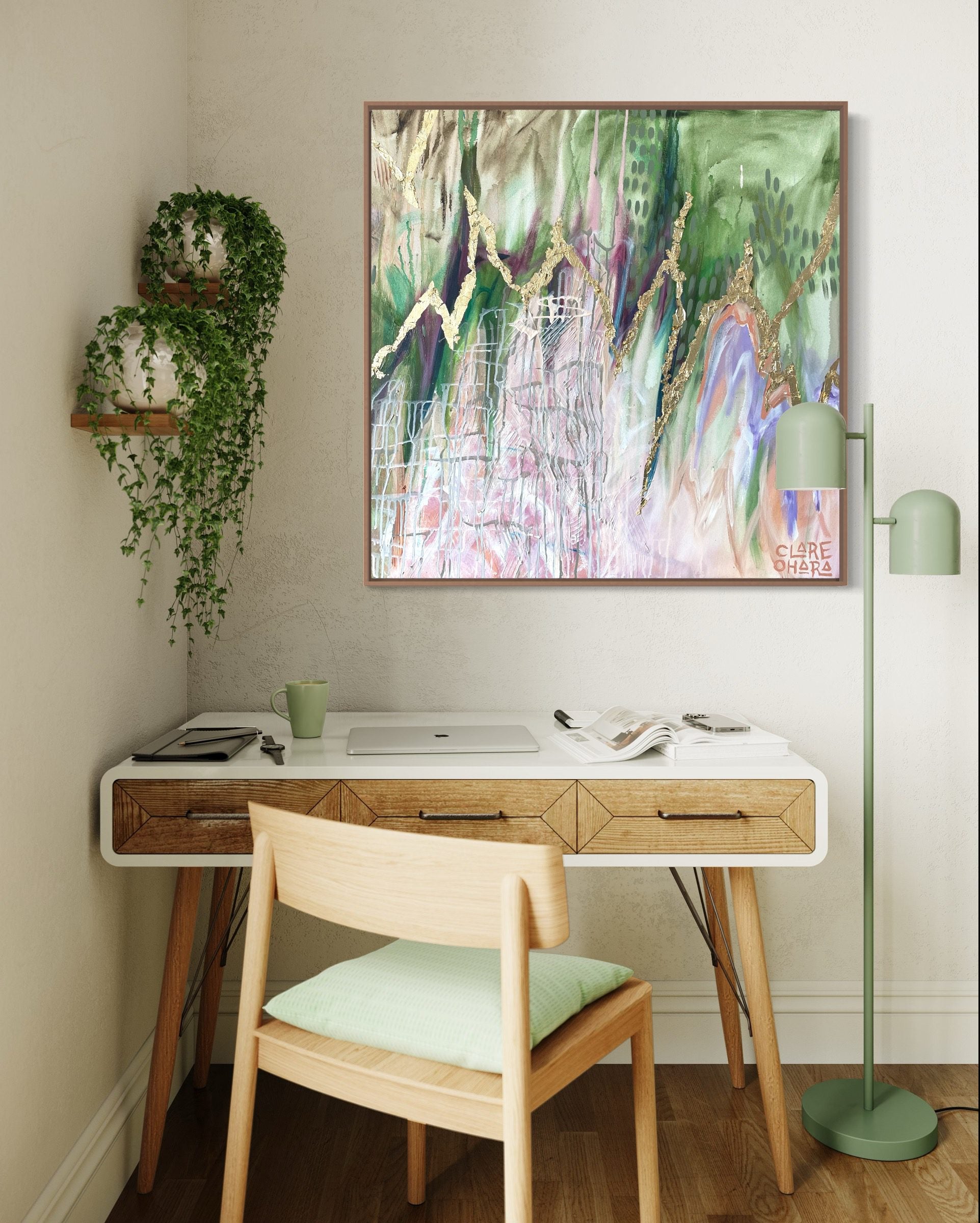 Glide - Original -Clare O'Hara Australian Contemporary Artist - Art to Make You Smile