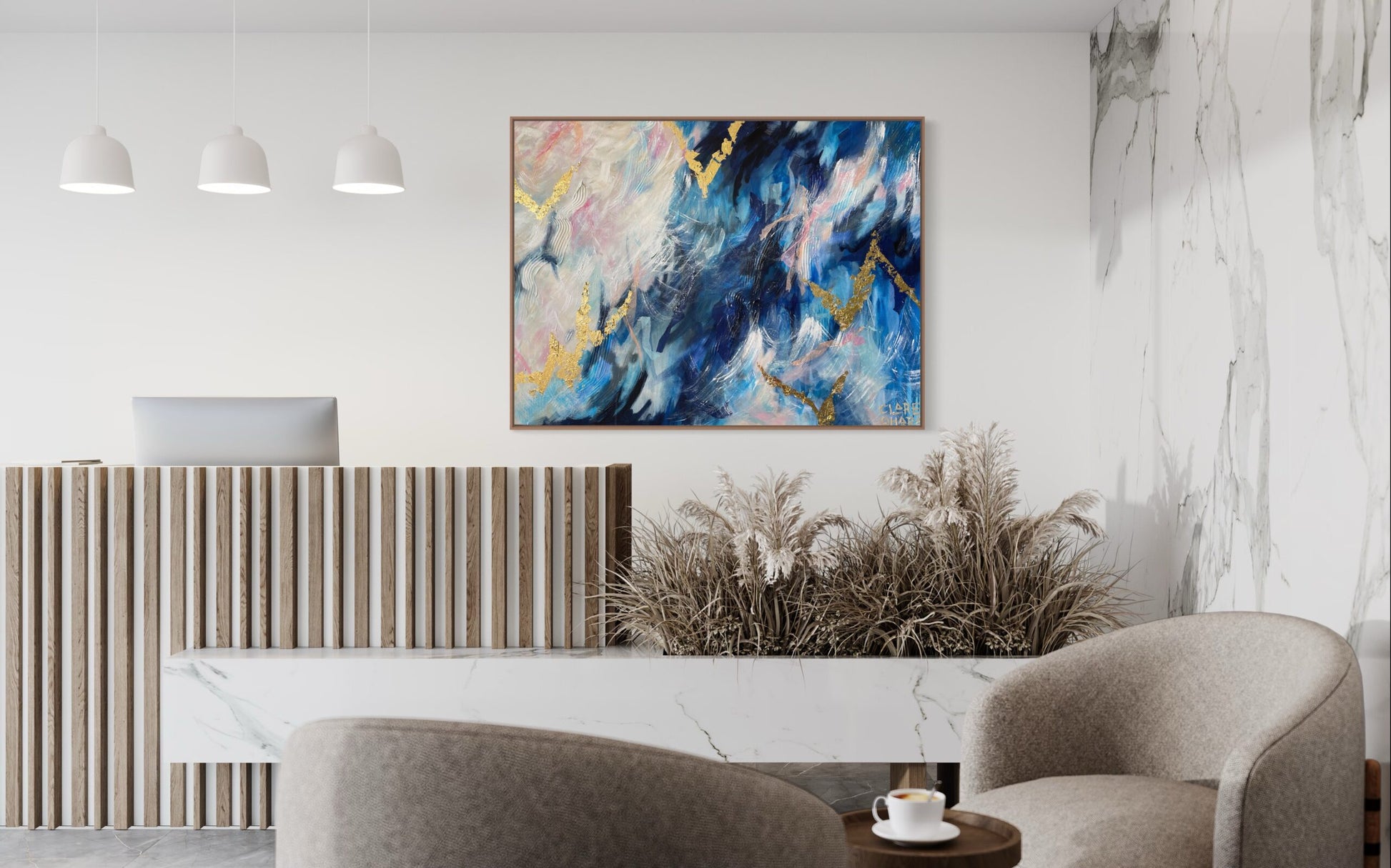 Ripple - Original -Clare O'Hara Australian Contemporary Artist - Art to Make You Smile