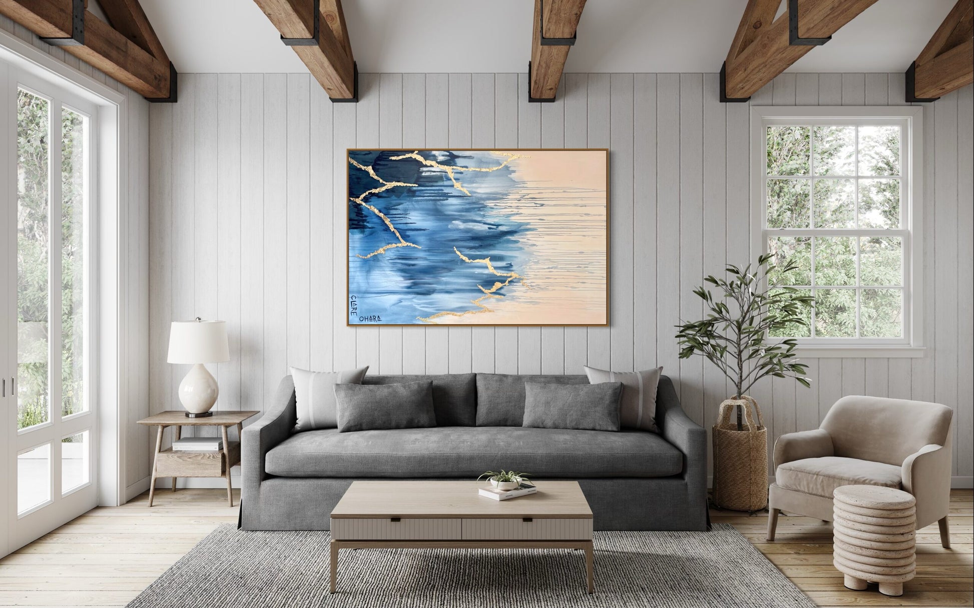 Calm Before The Storm - Original -Clare O'Hara Australian Contemporary Artist - Art to Make You Smile