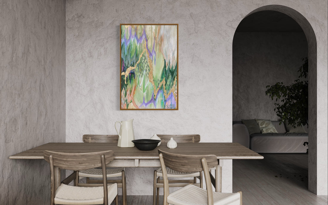 GLOWING IN HAPPINESS