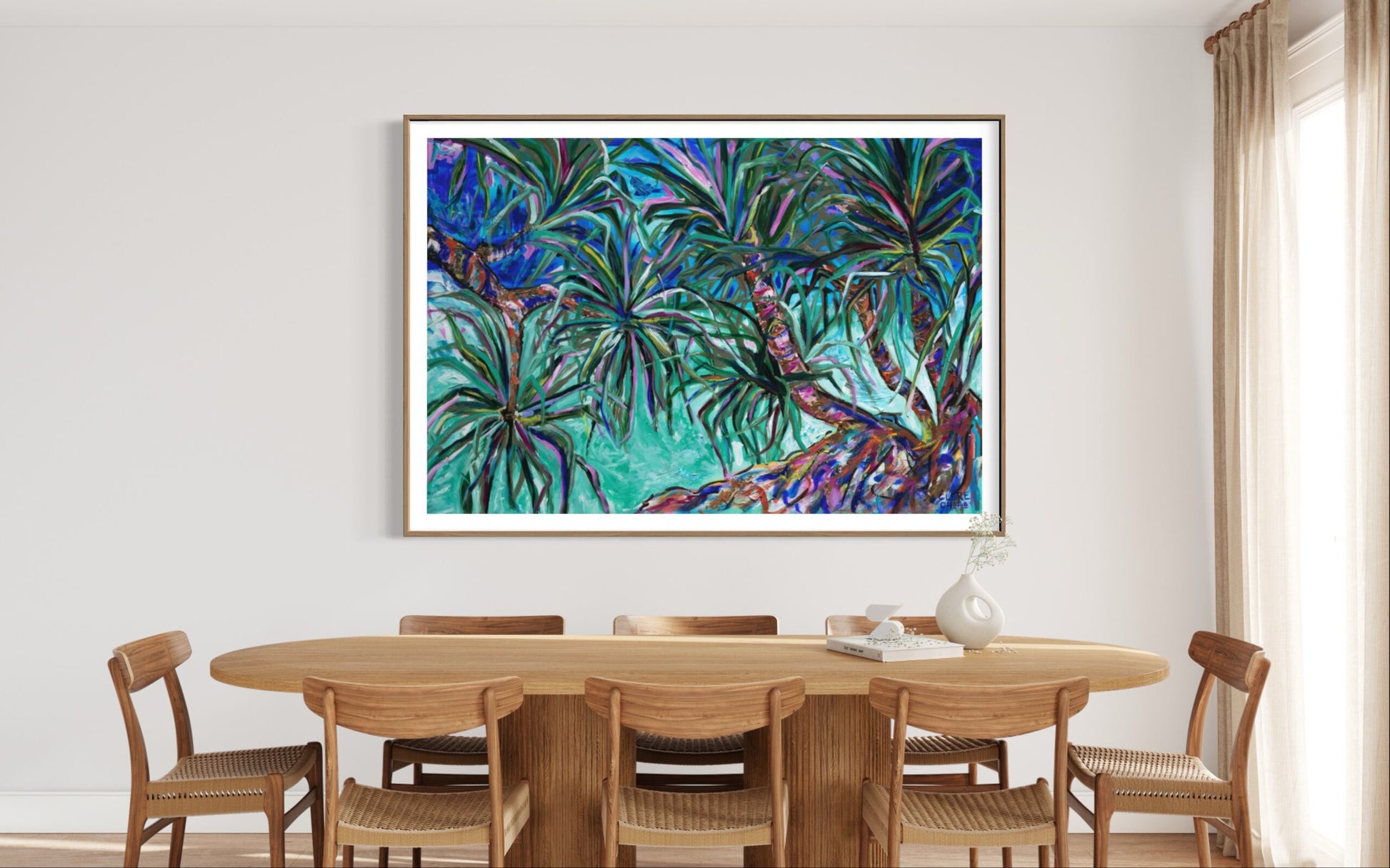 Pandanus Escapes - Clare O'Hara Australian Contemporary Artist - Art to Make You Smile