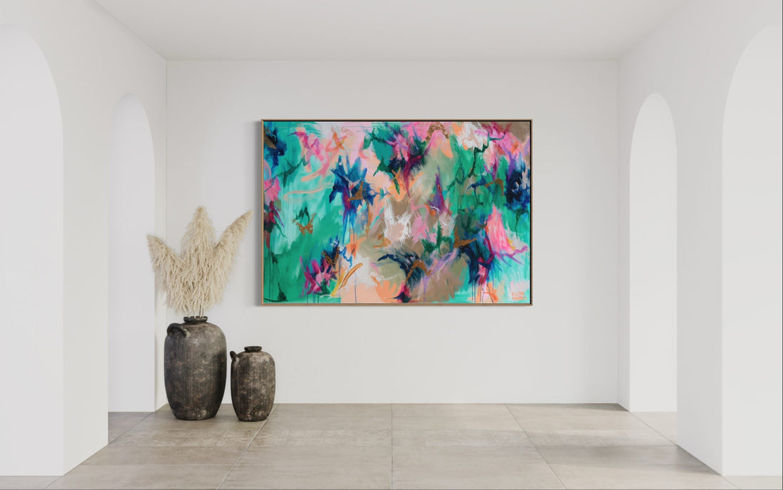 Sunset Skies - - Clare O'Hara Australian Contemporary Artist - Art to Make You Smile