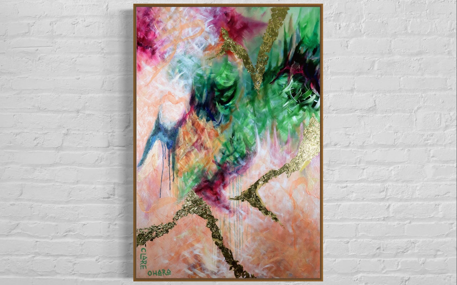 Lucky Strike - Original -Clare O'Hara Australian Contemporary Artist - Art to Make You Smile