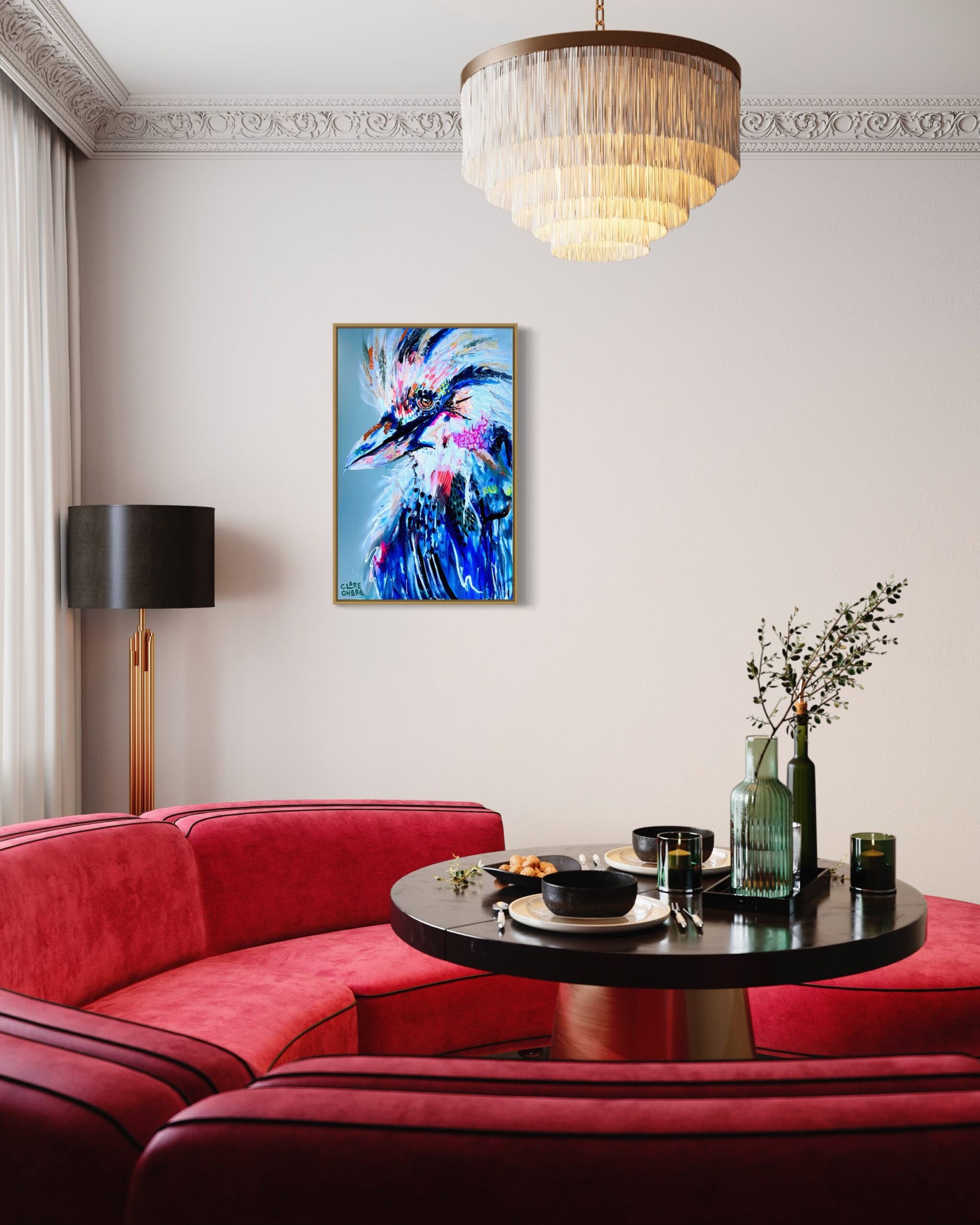 Kip the Kooka- Original -Clare O'Hara Australian Contemporary Artist - Art to Make You Smile