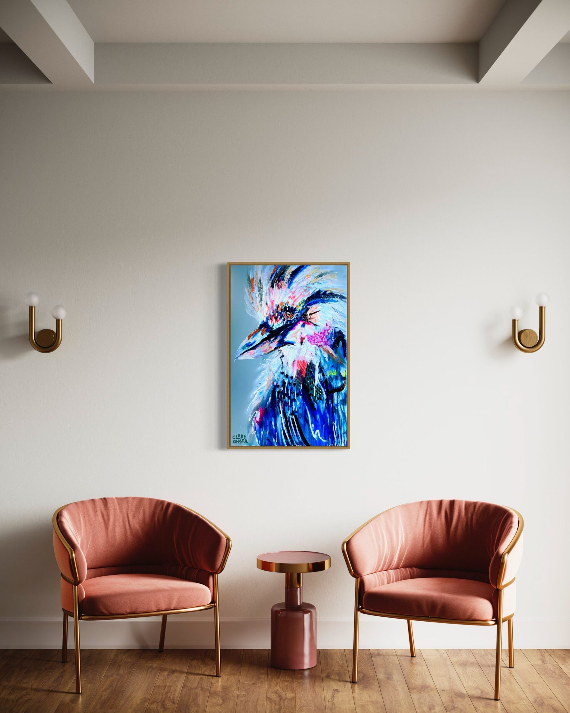 Kip the Kooka- Original -Clare O'Hara Australian Contemporary Artist - Art to Make You Smile