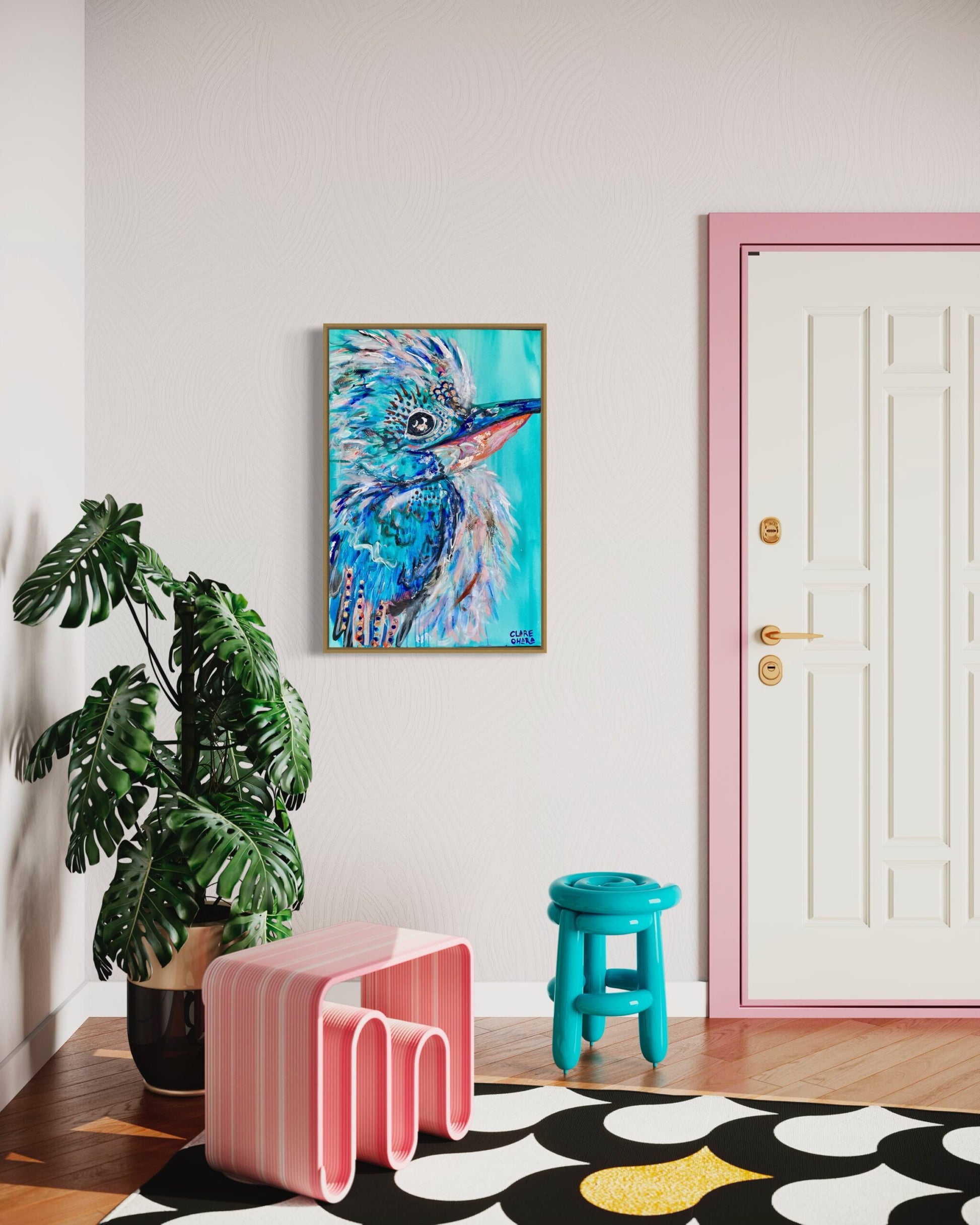 Keith The Kooka -Clare O'Hara Australian Contemporary Artist - Art to Make You Smile