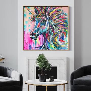 Magical Unicorn Kath - Clare O'Hara Artist - Art That Makes You Happy