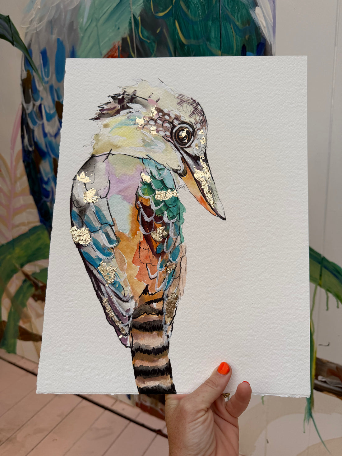 Lockie the Kookaburra -Framed