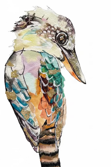 Lockie the Kookaburra -Framed