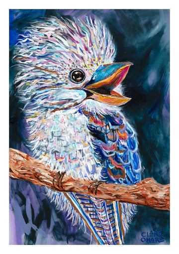 Maree the Spirited Kookaburra - Canvas Print