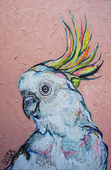 Peaches the Cockatoo | Print - Canvas Print