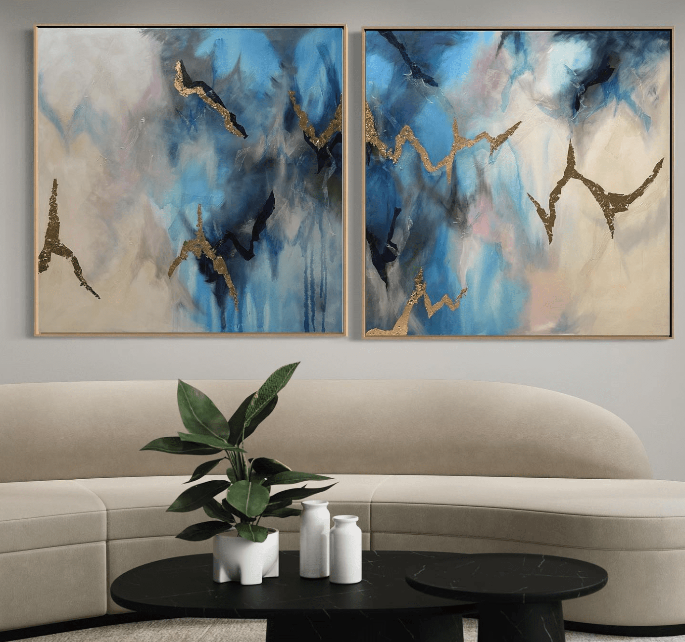 Stormy Skies - Clare O'Hara Australian Contemporary Artist - Art to Make You Smile