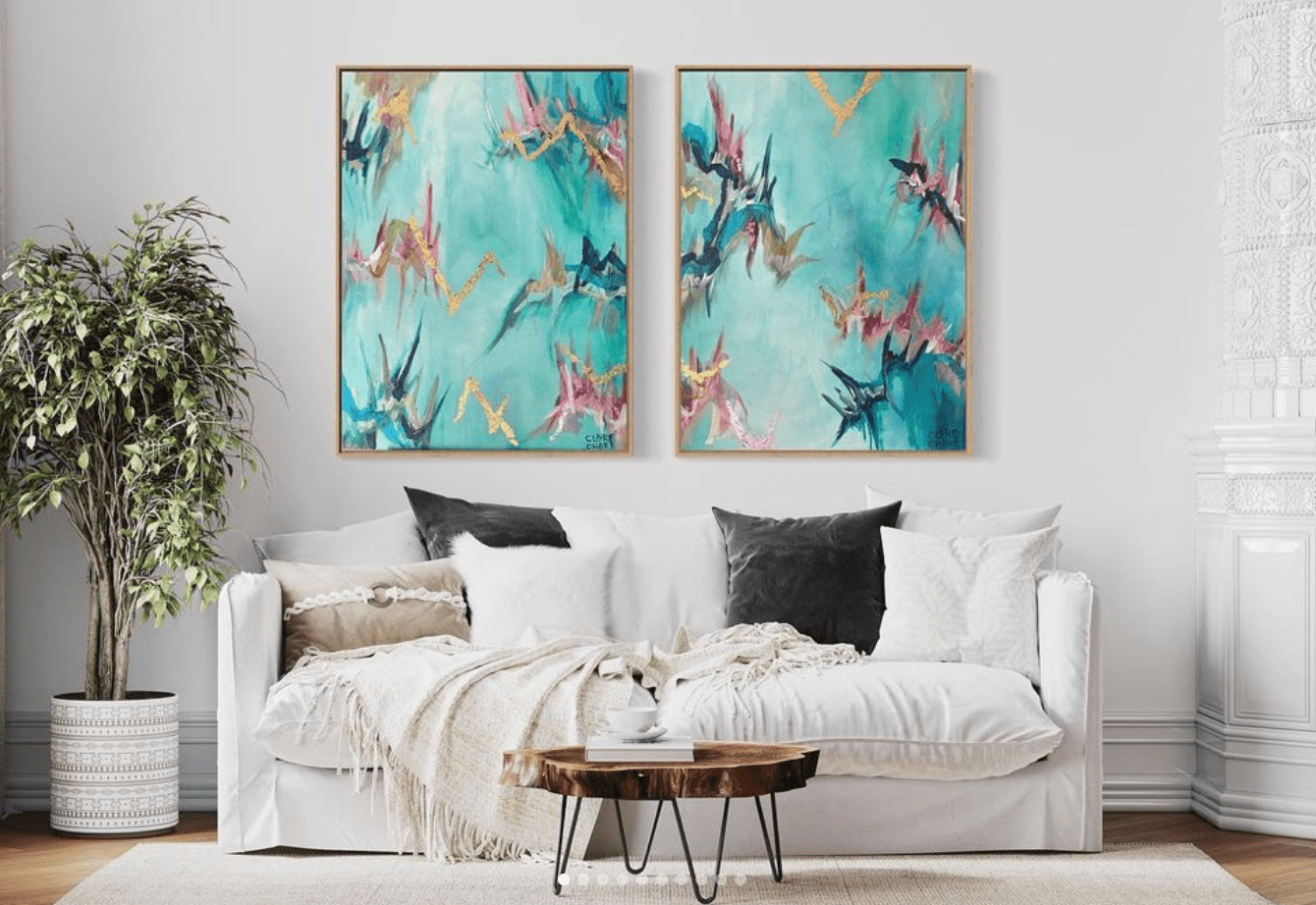 Adriatic Seas - Clare O'Hara Australian Contemporary Artist - Art to Make You Smile