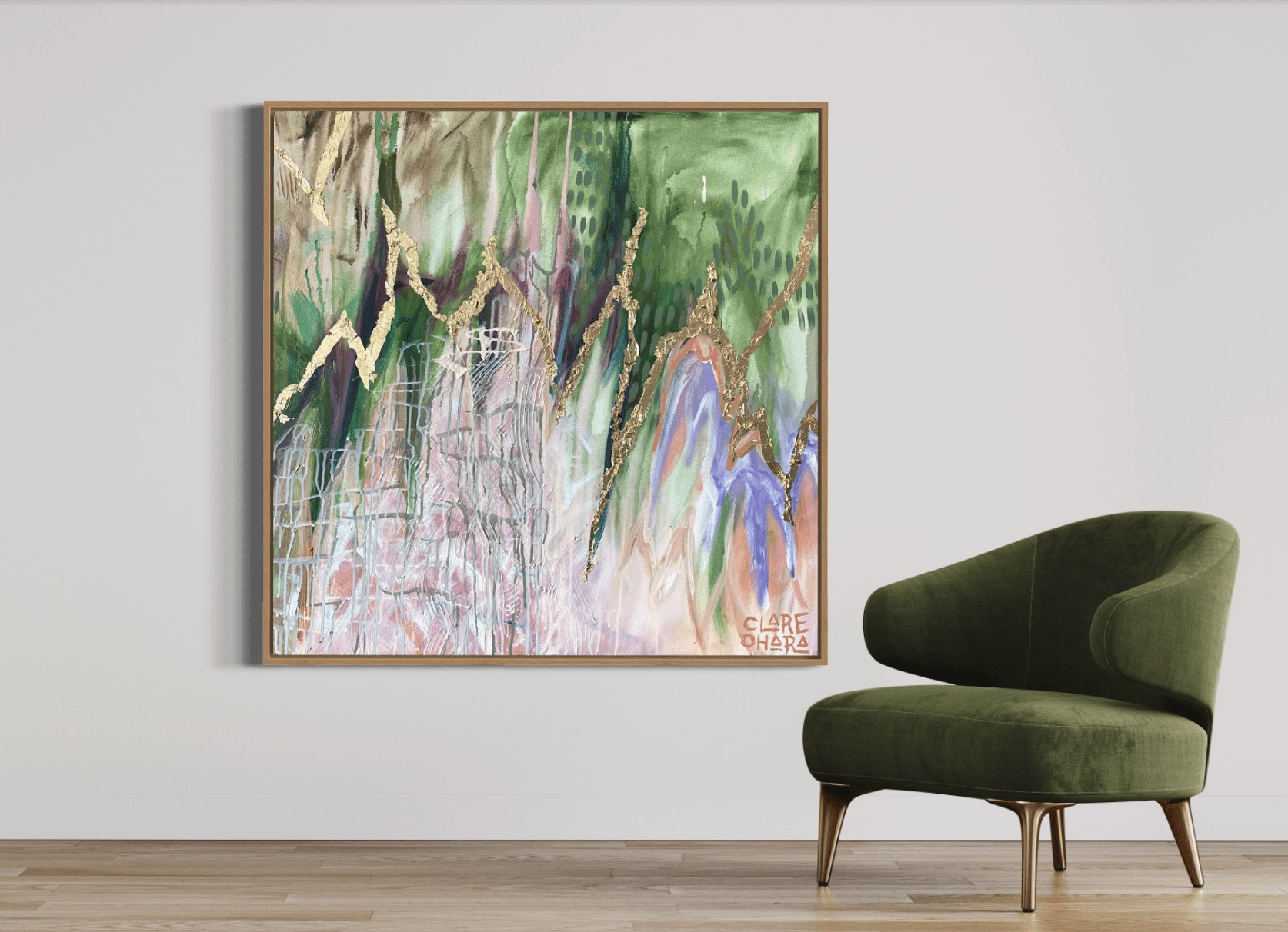 Glide - Original -Clare O'Hara Australian Contemporary Artist - Art to Make You Smile