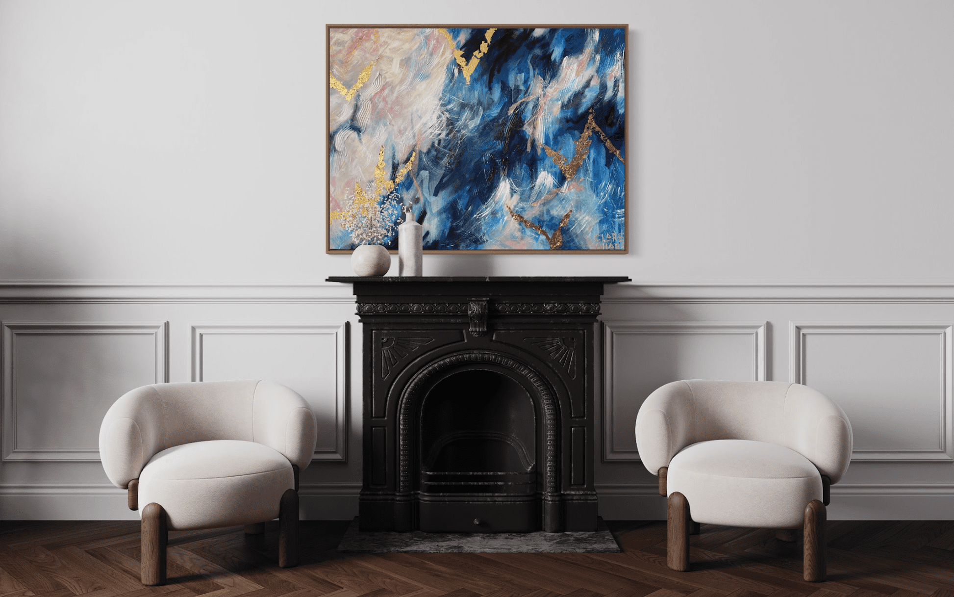 Ripple - Original -Clare O'Hara Australian Contemporary Artist - Art to Make You Smile