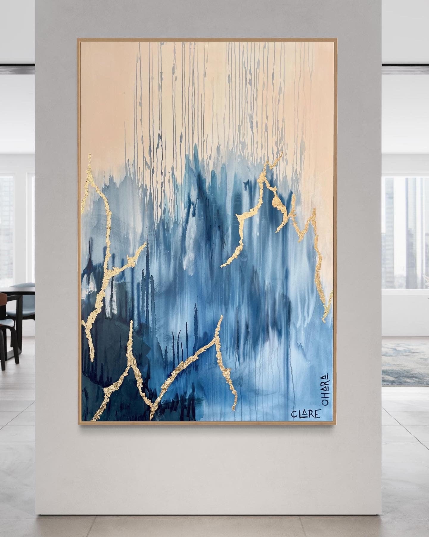 Calm Before The Storm - Original -Clare O'Hara Australian Contemporary Artist - Art to Make You Smile